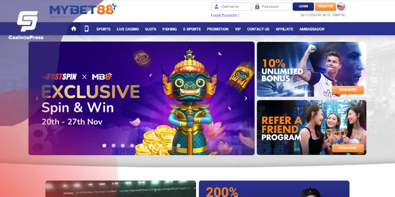 mybet88 casino website